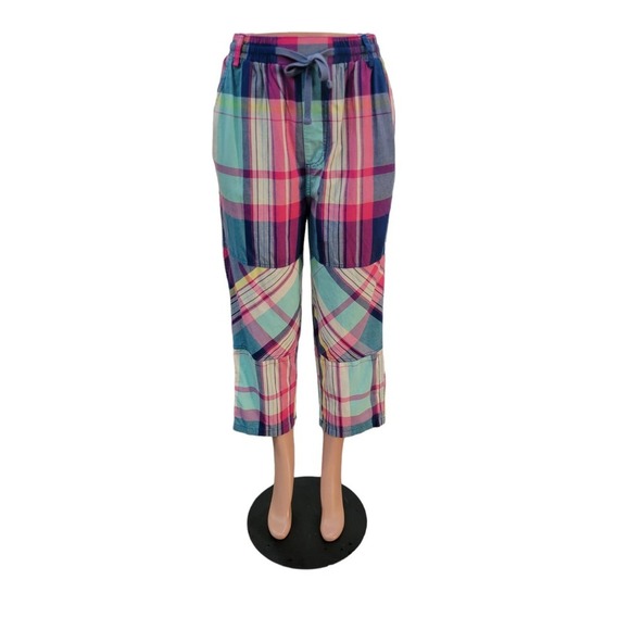 BDG Urban Outfitters Modern Day Pull On Pants Size Medium‎ Multicolor Plaid - Picture 4 of 16